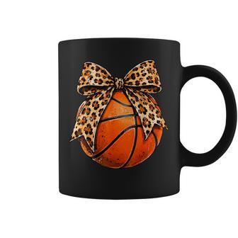 Cute Leopard Bow Cool Stylish Basketball Coffee Mug - Thegiftio UK