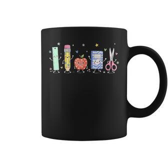 Cute School Supplies Back To School Teachers Kids First Day Coffee Mug - Thegiftio UK