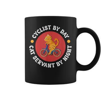 Cycliste Amoureux Des Chatséloéloélo Propriétaire Chat Tasse - Cadeauxyz