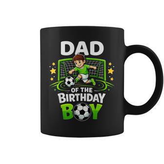 Dad Of The Birthday Boy Soccer Ball Soccer Dad Coffee Mug | Seseable UK