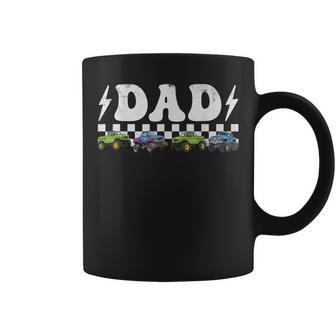 Dad Monster Truck Family Crew Birthday Matching Dad Coffee Mug | Seseable UK