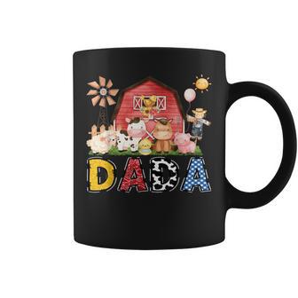 Dada Farm Cow Birthday Boy Matching Family Party Coffee Mug - Thegiftio UK