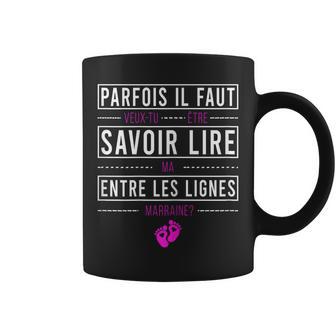 Demande Marraine Annonce Marraineeux-Tu Être Ma Marraine Tasse - Cadeauxyz