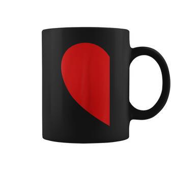 Demi Cœur En Forme De Cœur Pour Couple Deaint-Valentin Tasse - Cadeauxyz
