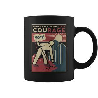 Démocratie Résistance Protestation Politique Tasse - Cadeauxyz