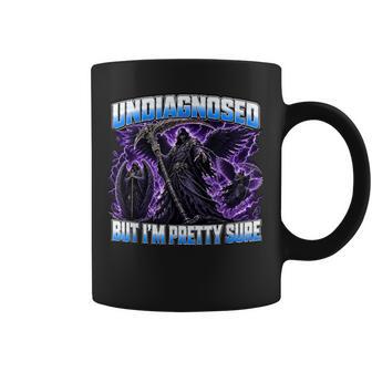 Desquiciado Divertido Meme Cringyergonzoso Cringe Brainrot Taza de café - Regaloses