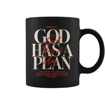 Dieu A Un Plan Religion Religieuse Foi Chrétienne Prière De Culte Tasse - Cadeauxyz