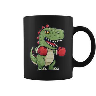 Disfraz De Dinosaurio Con Guantes De Boxeo Para Niños Taza de café - Regaloses