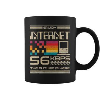 Disfrute De Internet 56K Módem Computadora Friki Desarrollador 90S Regalo Taza de café - Regaloses