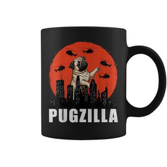 Divertida De Perro Con Diseño De Perro Pugzilla Taza de café - Regaloses