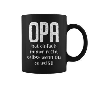 Divertidas Frases Para Abuelo Con Texto En Alemán Taza de café - Regaloses