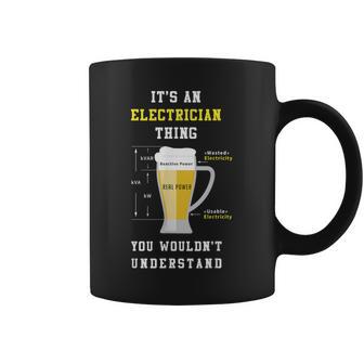 Divertido Es Una Cosa De Electricista Que No Entenderías Taza de café - Regaloses