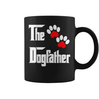 Dogfather Camisa De Manga Corta Para Papá Diseño De Corazón Taza de café - Regaloses