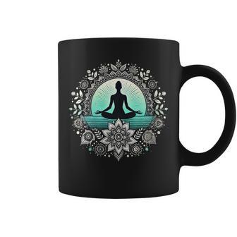Donna Disegno Di Meditazione Zen Mandala Con Collo A Tazze - Novitaregali