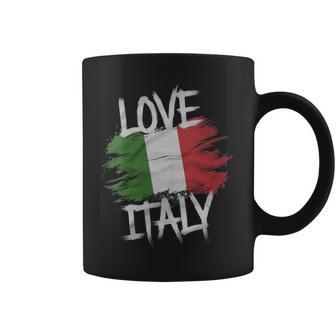 Donna Divertente Bandiera Italia Amore Italia Bandiera Italiana I Love Italy Memes Con Collo A Tazze - Novitaregali