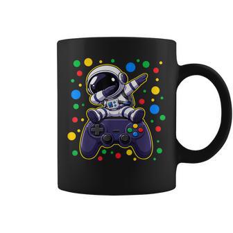 Dot Day Astronaut Video Game Colorful Polka Dot Boy Kids Coffee Mug - Thegiftio UK