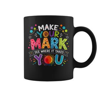Dot Day Make Mark And See Colorful Polka Dot Kids Coffee Mug | Seseable UK