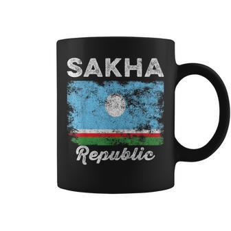 Drapeau De La Républiqueakhaieilli – Hommes S – Drapeau Yakoutie Tasse - Cadeauxyz