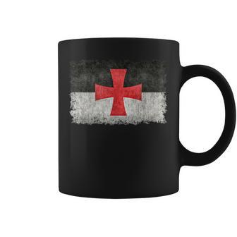 Drapeau Des Templiers Dans Untyle Grunge Tasse - Cadeauxyz