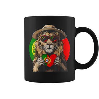 Drapeau Du Portugal Lion Racines Portugaises Fierté Portugaise Tasse - Cadeauxyz