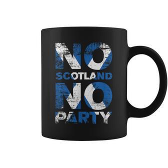 Drapeau Écossais Rétro Nocotland No Party Tasse - Cadeauxyz
