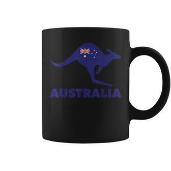 Drapeau Kangourou Australien Fierté Australienne Tasse - Cadeauxyz