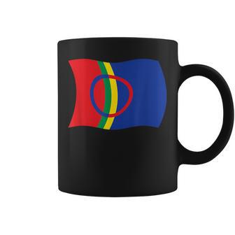 Drapeau Ondulé Du Peupleami Laponieapmi Norvège Tasse - Cadeauxyz