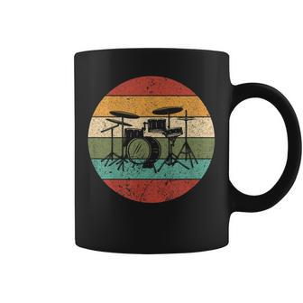 Drummer Batteur Musicien Musique Retro Joueur De Batterie Tasse - Cadeauxyz