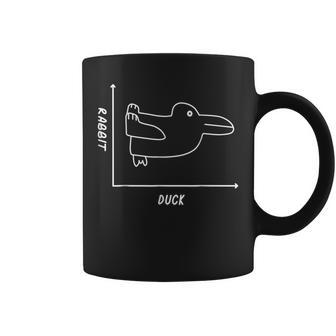 Duck Rabbit Graph 楽しい数学教師 イースターtシャツ コーヒーマグ - Kawaiitshirt