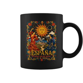Eclipseolar Total España 2026 Flamenco Arte Astronomía Taza de café - Regaloses