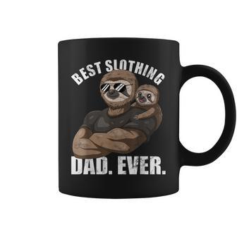El Mejor Papá Perezoso Con Papá Perezoso E Hijo En El Día Del Padre Taza de café - Regaloses