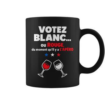 Élection Humour Présidentielle 2027 Apérootez Blanc Tasse - Cadeauxyz