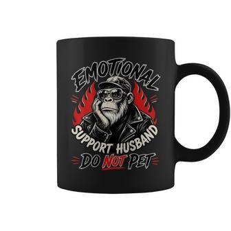 Emotional Support Husband Do Not Pet Gorilla Back Only Coffee Mug - Thegiftio UK