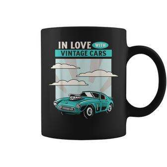 En Amour Avec Lesoitures Anciennes Graphique Deoitures Classiques Tasse - Cadeauxyz