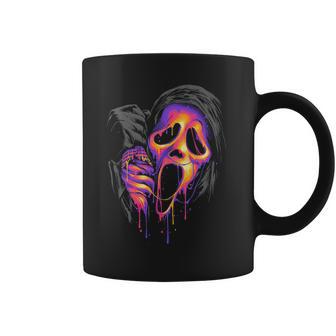 Es Cream Horror Manga Larga Taza de café - Regaloses
