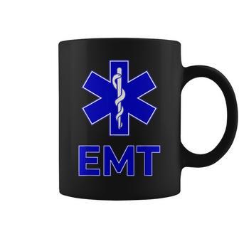 Estrella De Laida Emt Ems Emergencia Técnica Deervicios Médicos Taza de café - Regaloses