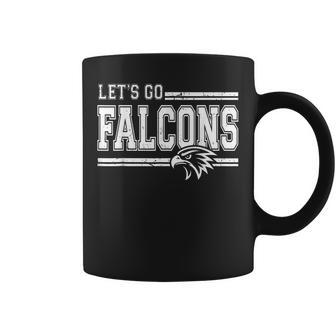 Falcons High School Sports Fan Team Spirit Vintage Coffee Mug - Thegiftio UK