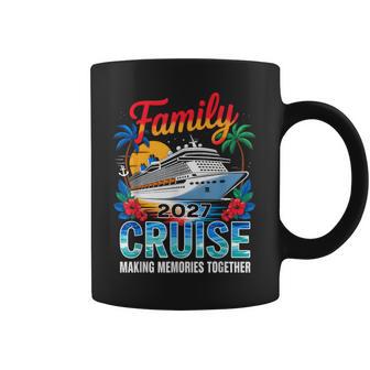 Family Cruise 2027 Vacation Trip Family Matching Cruise Ship Coffee Mug | Seseable UK