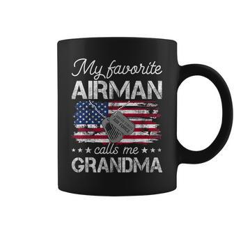 My Favorite Airman Calls Me Grandma Us Air Force Coffee Mug - Monsterry UK