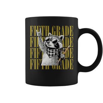 Fifth Grade Feral Raccoon Back To School Teachers Boys Kids Coffee Mug - Thegiftio UK