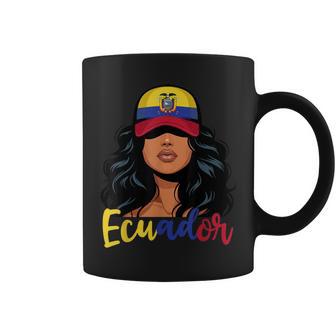 Fille Équatorienne Drapeau De L'équateur Fière Ecuatoriana S Tasse - Cadeauxyz