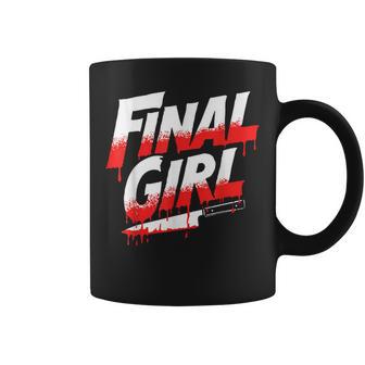 Final Girl Bloody Slasher Horror Halloween Coffee Mug | Seseable UK