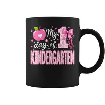 My First Day Of Kindergarten Coquette Back To School Girls Coffee Mug | Seseable UK