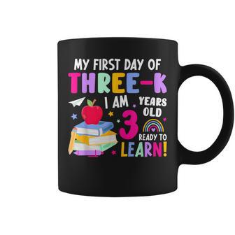 My First Day Of Three-K 3K Student 3K Teacher Coffee Mug - Thegiftio UK