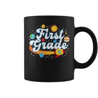First Grade Astronaut Space Lover First Day Of School Coffee Mug - Thegiftio UK