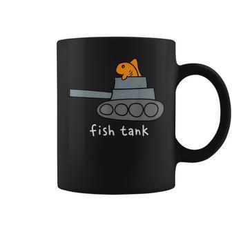 Fish Tank Fish Military Tank Aquarium Pun Humor Coffee Mug - Thegiftio UK
