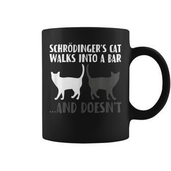 Física Cuántica El Gato Dechrödinger Entra En Un Bar Taza de café - Regaloses