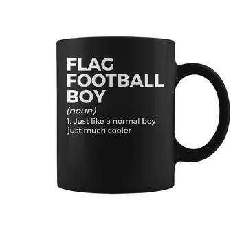 Flag Football Boy Taza de café - Regaloses
