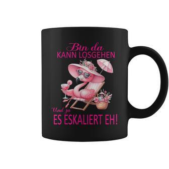 Flamingo Bin Da Kann Losgehen Und Ja Es Eskaliert Eh Kostüm Tassen - Geschenkecke