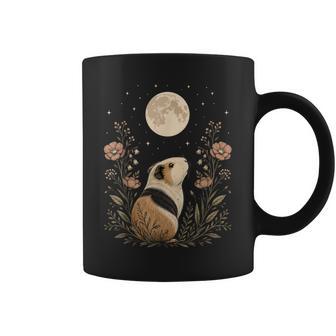 Floral Guinea Pig Moon Celestial Night Animal Lover Coffee Mug | Seseable UK